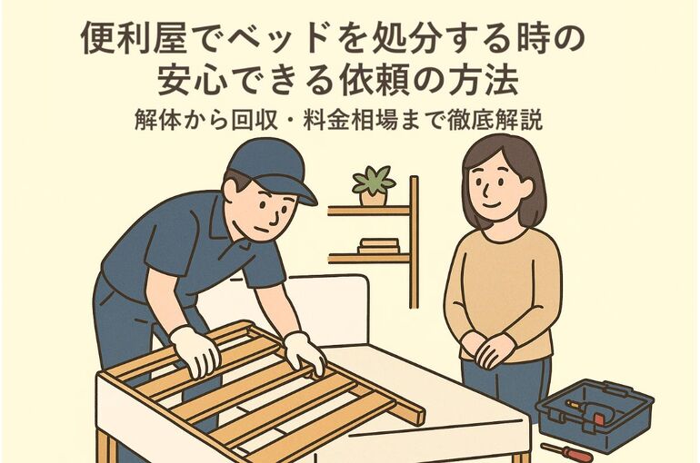 便利屋でベッドを処分する時の安心できる依頼の方法｜解体から回収・料金相場まで徹底解説