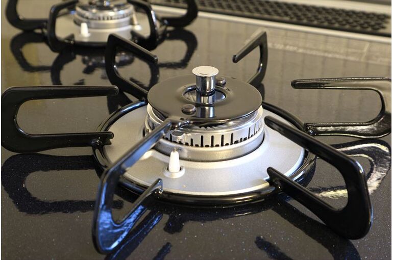 ガスコンロの汚れ防止方法